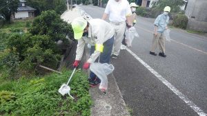 道路清掃　大村道路周辺（2022年6月23日）