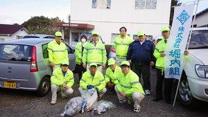 道路清掃　松浦市（2017年３月４日）