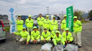 道路清掃　佐々町（2017年４月15日）