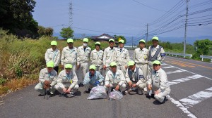 道路清掃　大村市（2017年５月１日）