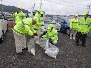 道路清掃　佐々町（2019年２月２日）
