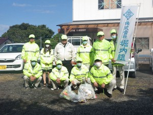 道路清掃　松浦市周辺（2020年10月17日）