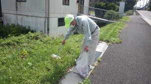 道路清掃　松浦市周辺（2021年6月19日）