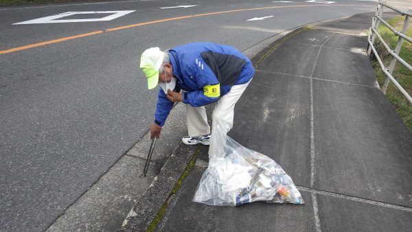 道路清掃　西海道路周辺（2023年2月9日）