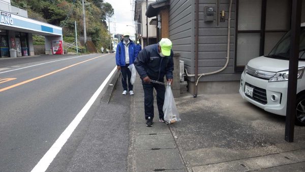 道路清掃　松浦鉄道周辺（2023年11月30日）